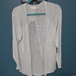 Maurices Light Gray Knit Top